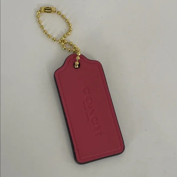 Coach Gold Foil Rexy Hang Tag Key Fob Hangtag - Picture 6 of 7